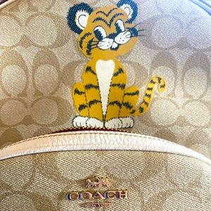 COACH year of the tiger backpack